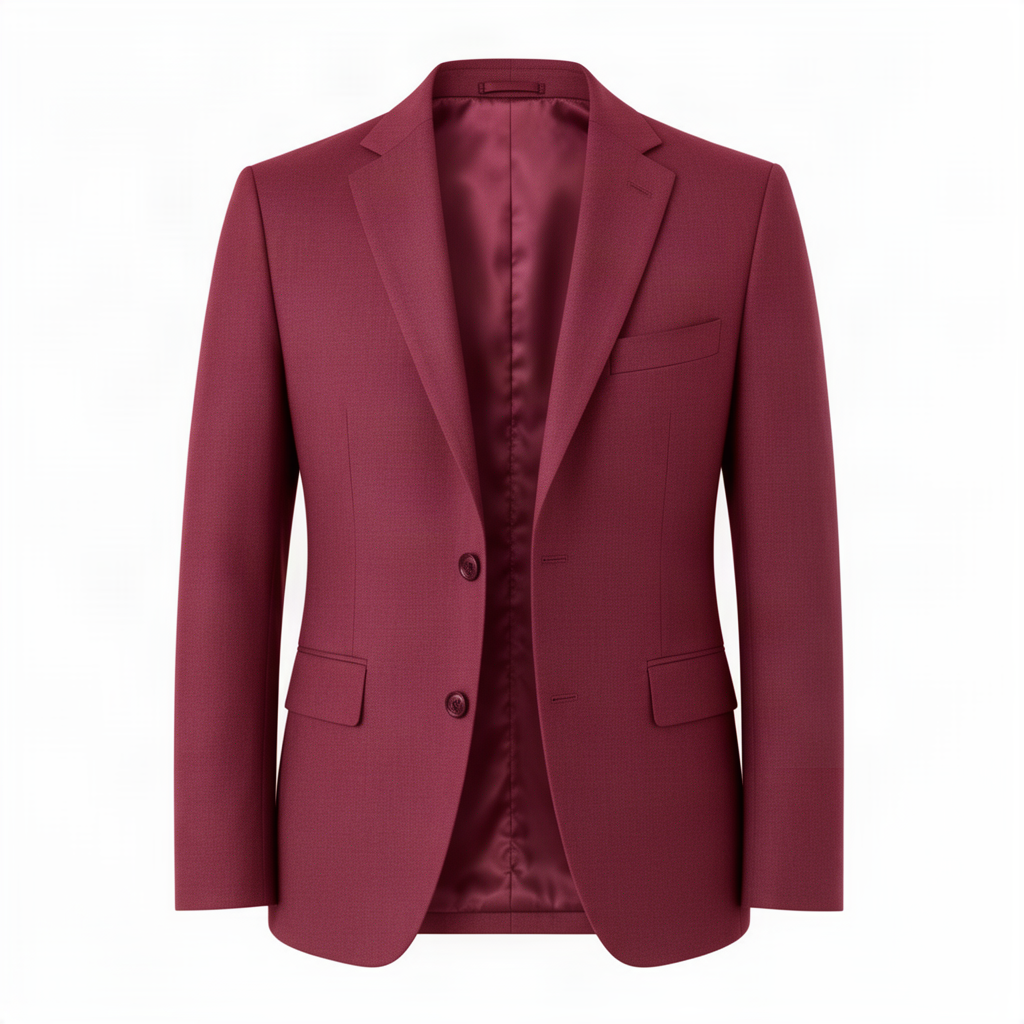 Suit Coat in Berry